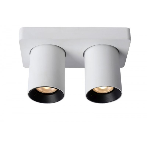 NIGEL Ceiling spotlight 2xGU10/5W White