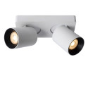 NIGEL Ceiling spotlight 2xGU10/5W White