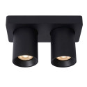NIGEL Ceiling spotlight 2xGU10/5W Black