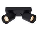 NIGEL Ceiling spotlight 2xGU10/5W Black