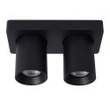 NIGEL Ceiling spotlight 2xGU10/5W Black