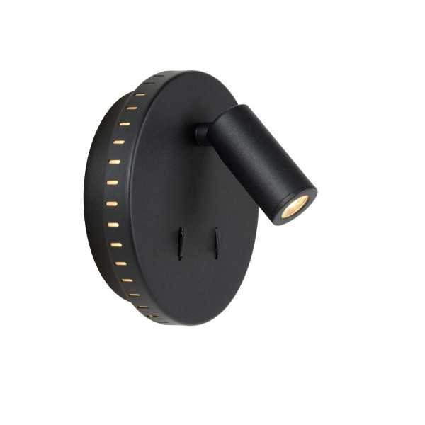 BENTJER - Nástenné svietidlo - Ø 14 cm - LED - 1x6W 3000K - Čierna