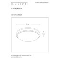 CASPER I - Stropné svietidlo - LED 12W 3000K IP44 D29,5c (old 79166/12/12)