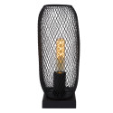 MESH - Stolová lampa - E27/60W H32.5 cm - čierna