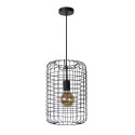 ESMEE - Závesné svietidlo - 1xE27 60W - čierna