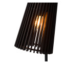NORALIE - Stolová lampa - E27 40W - čierna