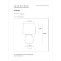 MARMO Table lamp E14/40W White