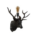 CARIBOU Wall Light E27/40W Black