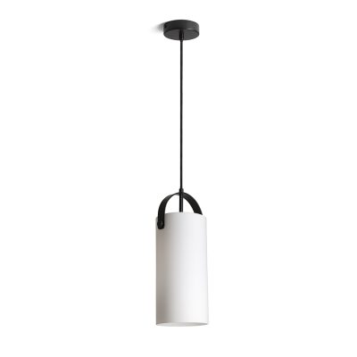 RENDL JULIETTA 31 závesná opálové sklo/čierna 230V LED E27 15W