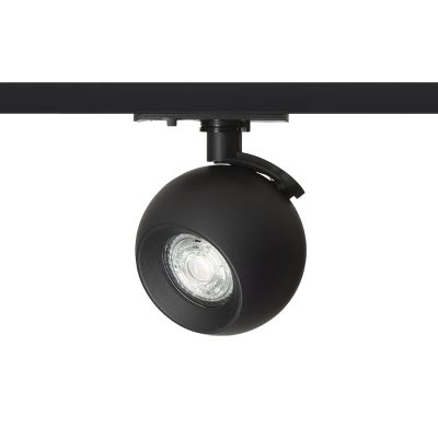 RENDL SIENA na jednookr. lištu čierna 230V LED GU10 9W