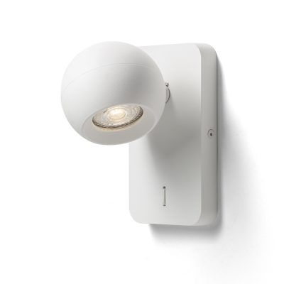 RENDL SIENA nástenná biela 230V LED GU10 9W