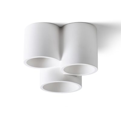 RENDL GINA III stropná sadrová 230V LED GU10 3x5W