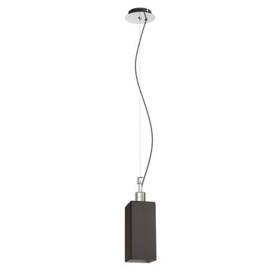 RENDL LIZ NEW závesná čierna chróm 230V LED E27 15W