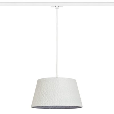 RENDL BUCKY 40 na trojokruh. lištu biela/sivá kov 230V LED E27 15W