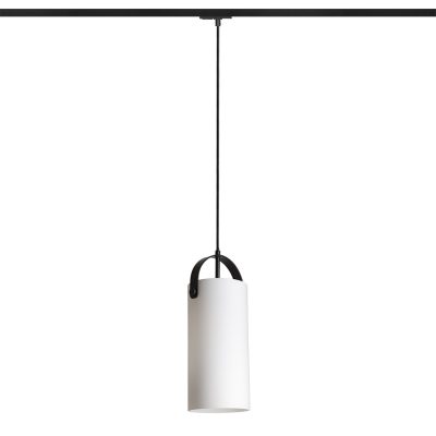 RENDL JULIETTA 31 na jednookr. lištu opálové sklo/čierna 230V LED E27 15W