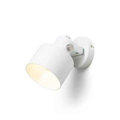RENDL CELEIA prisadená matná biela matný nikel 230V LED E27 11W