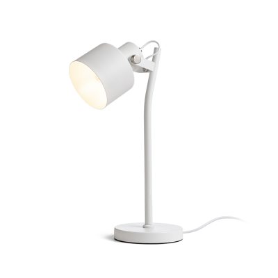 RENDL CELEIA STOLNÁ matná biela matný nikel 230V LED E27 11W