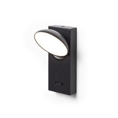 RENDL ELISEO nástenná čierna 230V LED 5W 3000K