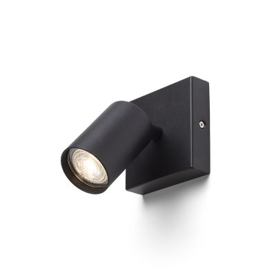RENDL DUDE SQ prisadená čierna 230V LED GU10 9W