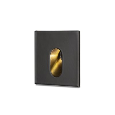 RENDL MEMPHIS SQ zápustná do steny čierna 230V LED 3W 60° 3000K
