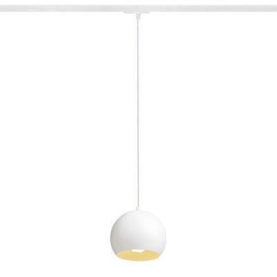 RENDL AGNETA na jednookr. lištu závesná biela 230V LED E27 11W