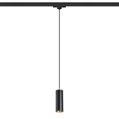 RENDL MAVRO na trojokruh. lištu závesná čierna/zlatá 230V LED 12W 38° 3000K