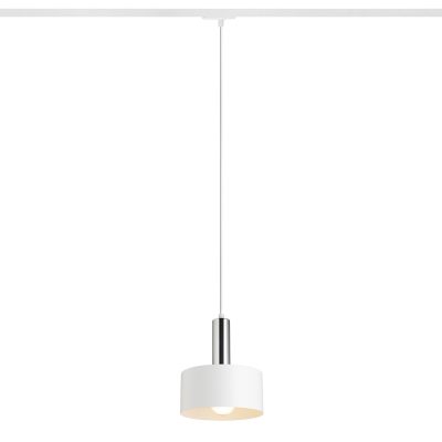 RENDL GIULIA 20 na jednookr. lištu biela chróm 230V LED E27 15W