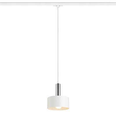 RENDL GIULIA 20 na trojokruh. lištu biela chróm 230V LED E27 15W