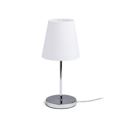 RENDL NYC/CONNY 15/15 stolná Polycotton biela/chróm 230V LED E27 11W