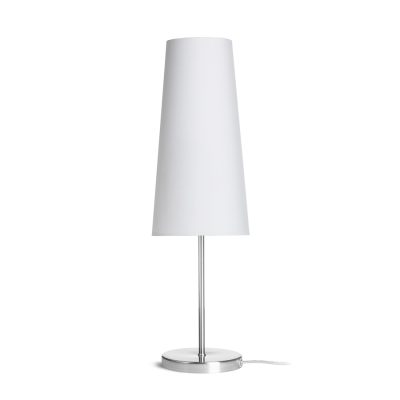 RENDL NYC/CONNY 15/30 stolná Polycotton biela/nikel 230V LED E27 11W