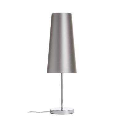 RENDL NYC/CONNY 15/30 stolná Monaco holubia sivá/strieborné PVC/chróm 230V LED E27 11W