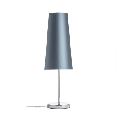 RENDL NYC/CONNY 15/30 stolná Monaco petrolejová/strieborné PVC/chróm 230V LED E27 11W