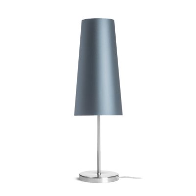 RENDL NYC/CONNY 15/30 stolná Monaco petrolejová/strieborné PVC/nikel 230V LED E27 11W