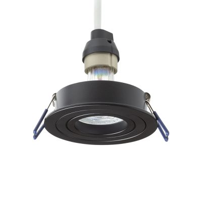 RENDL PASADENA GU10 R zápustná čierna 230V LED GU10 7W