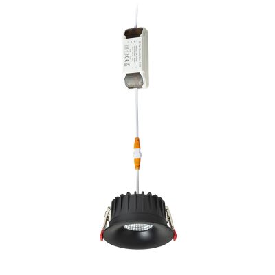 RENDL FLEUR IP54 DIMM zápustná čierna 230V LED 15W 60° IP54 3000K