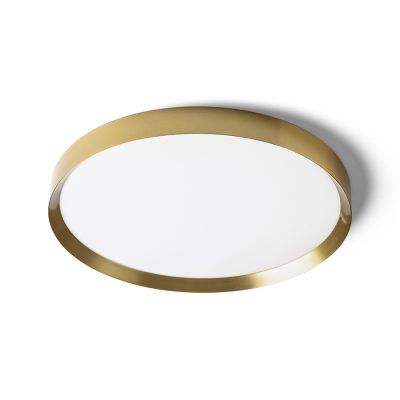 RENDL SOLEN 49 stropná česaná mosadz 230V LED 42W 3000K 4000K 6000K