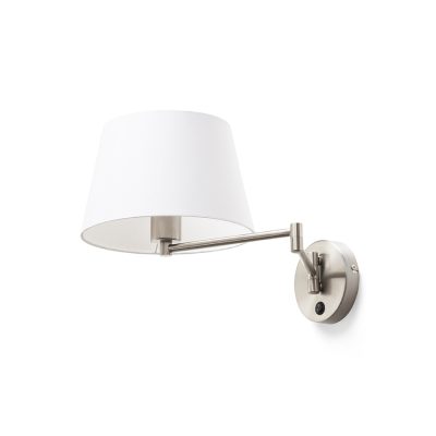 RENDL AVENIDA nástenná základňa matný nikel 230V LED E27 11W