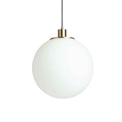 RENDL BOULDER 30 závesná číre sklo/čierna 230V LED E27 15W