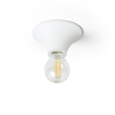 RENDL BOY stropná biela plast 230V LED E27 11W IP44