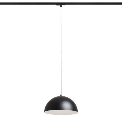 RENDL GLADYS 30 na jednookr. lištu čierna/biela 230V LED E27 15W