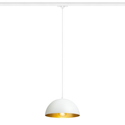 RENDL GLADYS 30 na trojokruh. lištu biela/zlatá 230V LED E27 15W