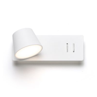 RENDL AMADEUS nástenná s podsvietením biela 230V LED 4+6W 3000K