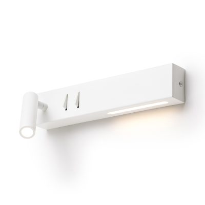 RENDL ODEON nástenná s podsvietením biela 230V LED 8+3W 30° 3000K