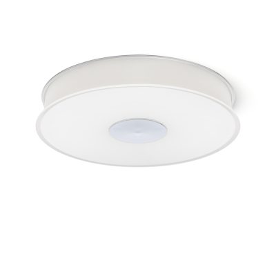 RENDL ASTERI LED stropná satinované sklo/chróm 230V LED 35W 3000K