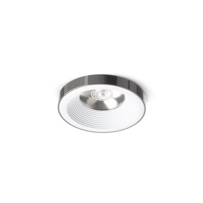 RENDL SHARM PLUS zápustná biela čierny chróm 230V LED 10W 24° 3000K
