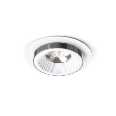 RENDL SHARM R I zápustná biela čierny chróm 230V LED 10W 24° 3000K