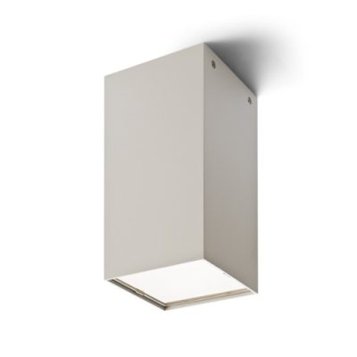RENDL MEA stropná štvorcová česaný hliník 230V LED E27 15W