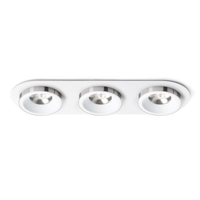 RENDL SHARM R III zápustná biela chróm 230V LED 3x10W 24° 3000K