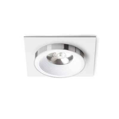 RENDL SHARM SQ I zápustná biela chróm 230V LED 10W 24° 3000K