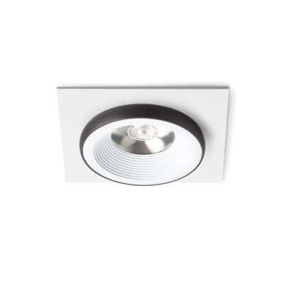 RENDL SHARM SQ I zápustná biela/čierna 230V LED 10W 24° 3000K